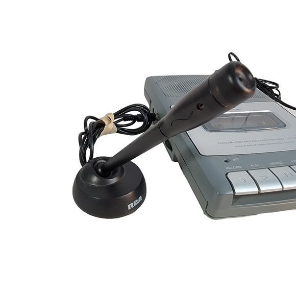 RCA RP3503 "Shoebox" Cassette Voice Recorder Personal Portable Player With Mic - Picture 12 of 12